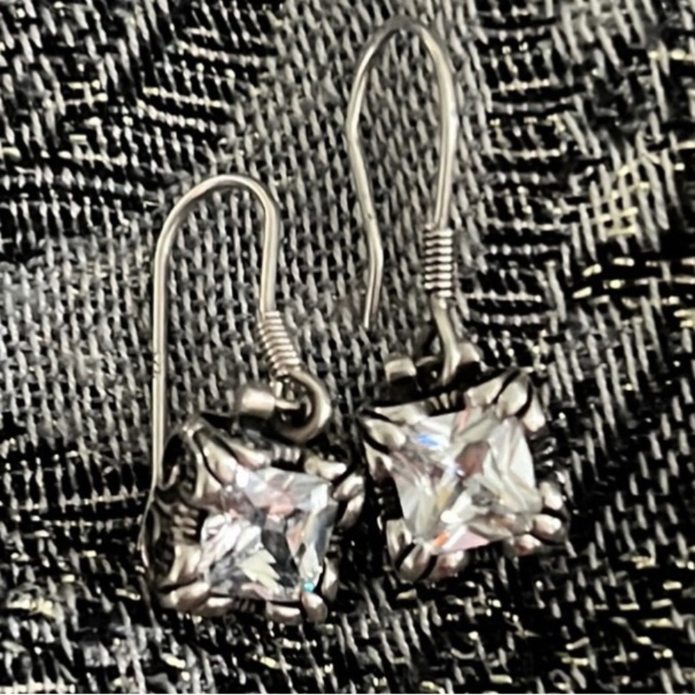 Silpada .925 Rare Vintage Sterling Silver “Uptown” earrings - Picture 7 of 10